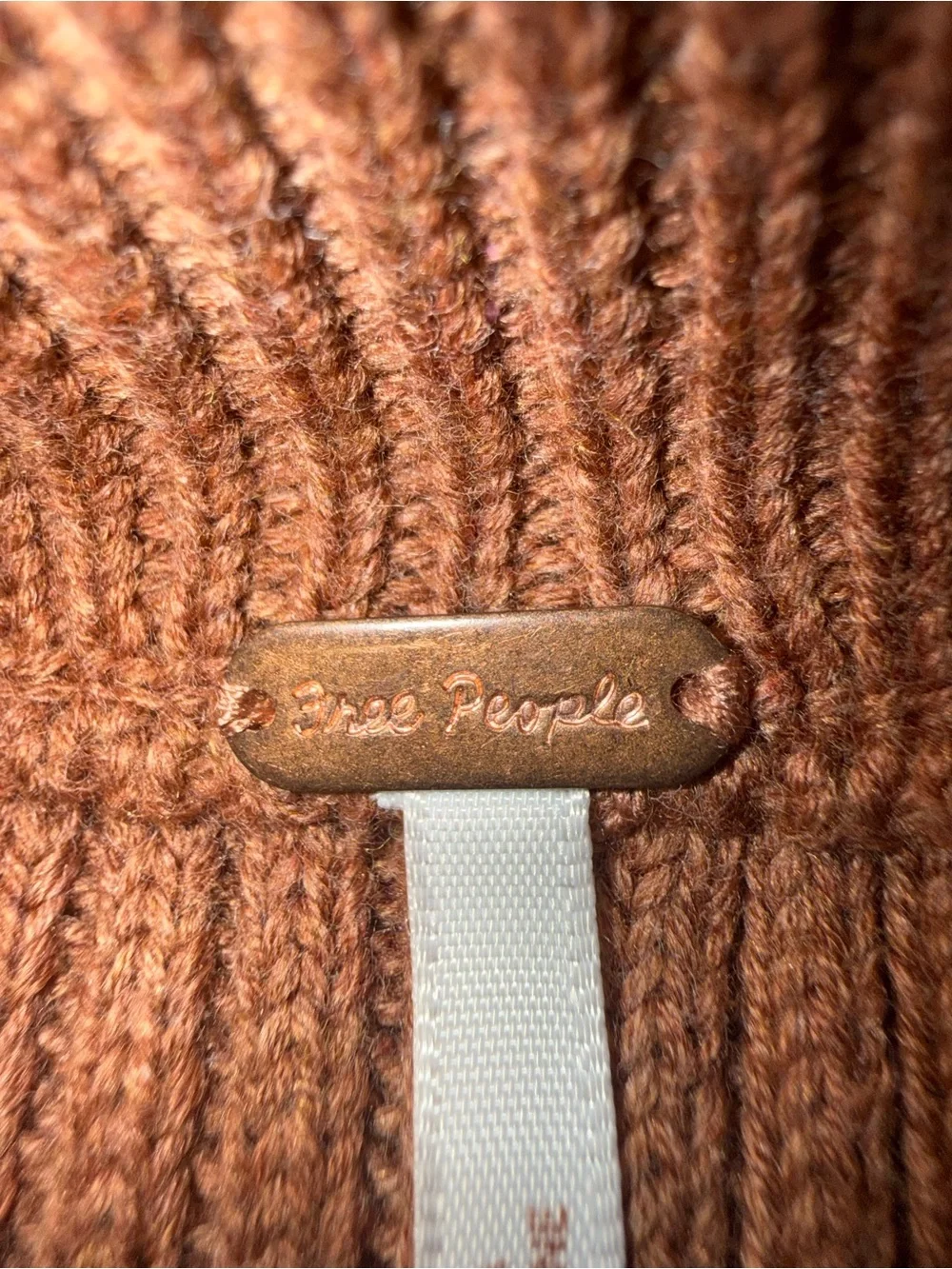 Free People Ribbed Knit Flounce Skirt - Mauve